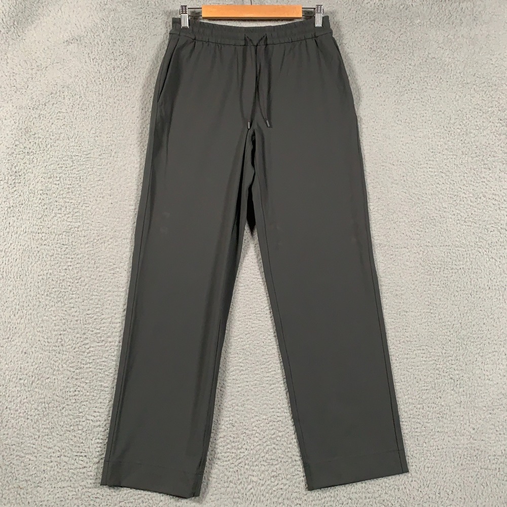Lululemon Straight-Leg Mid Rise Luxtreme Pant Women's Small S Grey Trouser Full